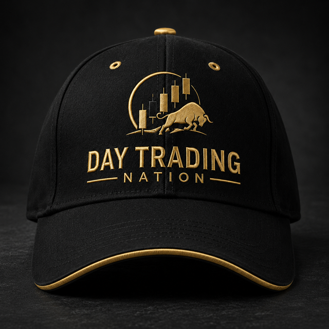 NEW Day Trading Nation.live Automated Day Trading  Baseball CAPS